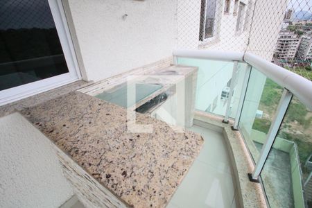 Churrasqueira da Varanda de apartamento para alugar com 3 quartos, 85m² em Pechincha, Rio de Janeiro