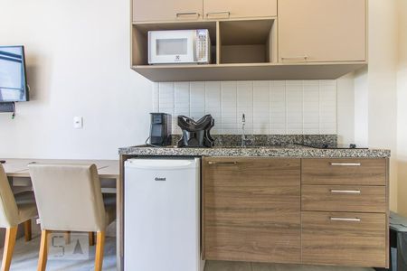 Cozinha de kitnet/studio à venda com 1 quarto, 30m² em Centro Histórico de São Paulo, São Paulo