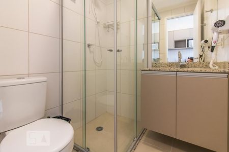 Banheiro de kitnet/studio à venda com 1 quarto, 30m² em Centro Histórico de São Paulo, São Paulo