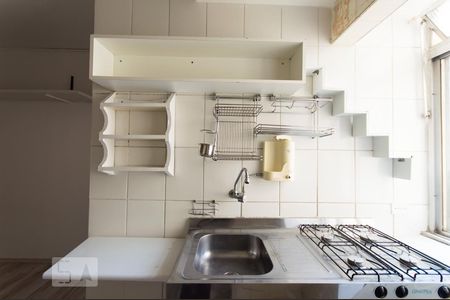 Cozinha/área de serviço de kitnet/studio para alugar com 1 quarto, 28m² em Bela Vista, São Paulo