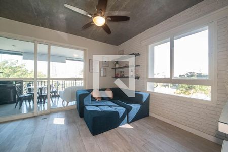 Sala de apartamento para alugar com 1 quarto, 64m² em Cidade Monções, São Paulo