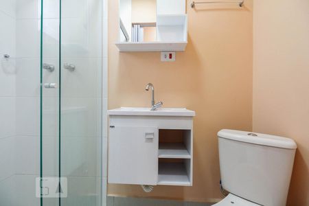 Kitnet - Banheiro  de kitnet/studio para alugar com 1 quarto, 20m² em Brás, São Paulo