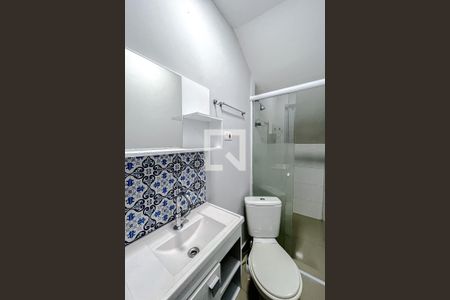 Banheiro de kitnet/studio para alugar com 1 quarto, 20m² em Brás, São Paulo