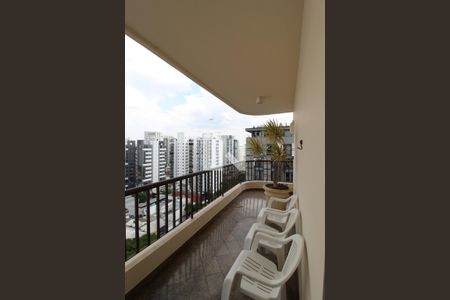 Varanda da Sala de Estar de apartamento à venda com 4 quartos, 220m² em Indianópolis, São Paulo
