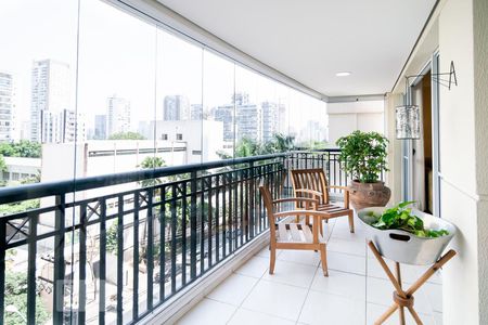 Varanda de apartamento para alugar com 4 quartos, 180m² em Cidade Monções, São Paulo