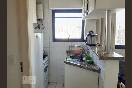Cozinha de kitnet/studio à venda com 1 quarto, 38m² em Vila Buarque, São Paulo