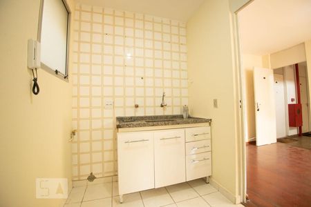 cozinha de apartamento para alugar com 2 quartos, 55m² em Jardim Miranda, Campinas