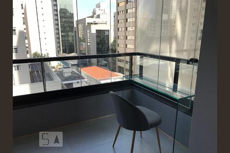 Varanda de kitnet/studio à venda com 1 quarto, 40m² em Vila Olímpia, São Paulo