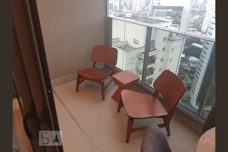 Varanda de kitnet/studio para alugar com 1 quarto, 36m² em Pinheiros, São Paulo