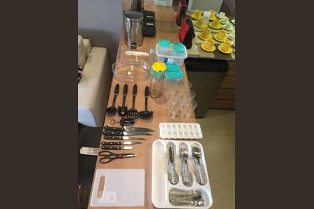 Studio para alugar com 36m², 1 quarto e 1 vagaCozinha - utensílios