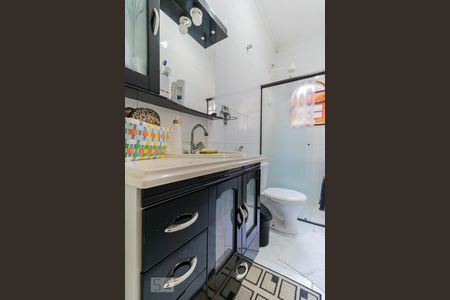 Banheiro da Suíte de casa para alugar com 1 quarto, 60m² em Cidade Antônio Estêvão de Carvalho, São Paulo