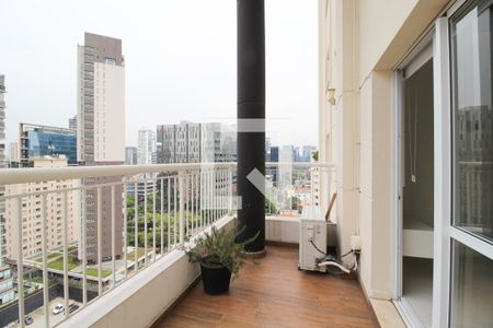 Varanda de apartamento para alugar com 1 quarto, 78m² em Vila Nova Conceição, São Paulo