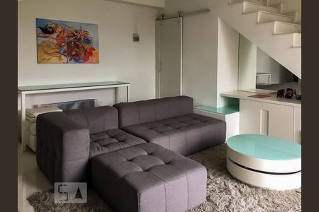Sala de apartamento para alugar com 1 quarto, 78m² em Vila Nova Conceição, São Paulo
