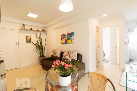 Sala de apartamento à venda com 1 quarto, 46m² em Pinheiros, São Paulo