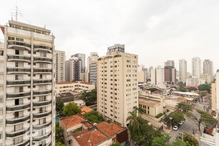 Apartamento à venda com 46m², 1 quarto e 2 vagasVista da varanda