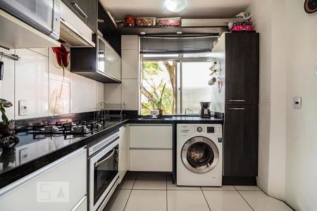 Cozinha de apartamento à venda com 1 quarto, 37m² em Santo Antônio, Porto Alegre