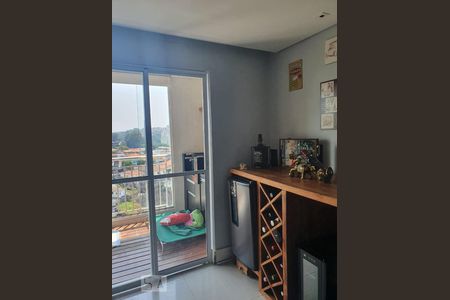 Detalhe Sala de apartamento à venda com 3 quartos, 78m² em Jardim Bom Tempo, Taboão da Serra