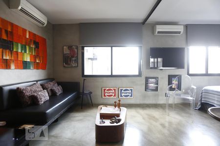 Sala de kitnet/studio para alugar com 1 quarto, 45m² em Santa Cecília, São Paulo
