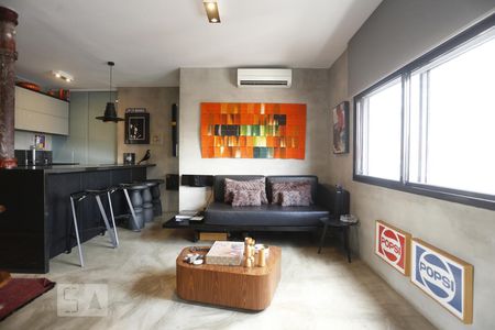 Sala de kitnet/studio para alugar com 1 quarto, 45m² em Santa Cecília, São Paulo