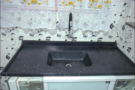 Cozinha de casa para alugar com 1 quarto, 50m² em Dos Casa, São Bernardo do Campo