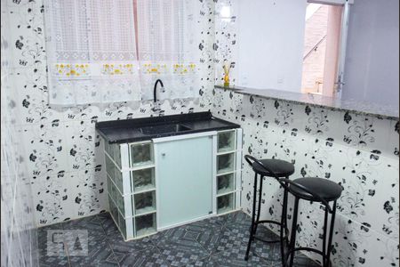 Cozinha de casa para alugar com 1 quarto, 50m² em Dos Casa, São Bernardo do Campo