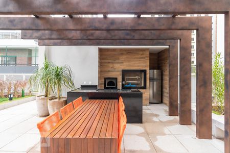 Apartamento à venda com 44m², 1 quarto e 1 vagaChurrasqueira