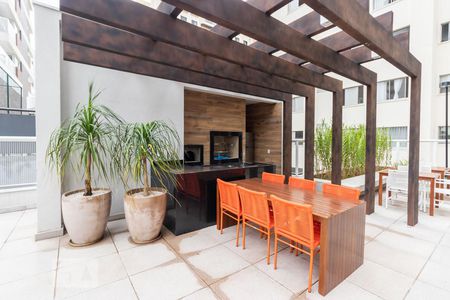 Apartamento à venda com 44m², 1 quarto e 1 vagaChurrasqueira