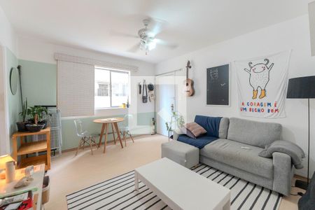Sala de apartamento para alugar com 1 quarto, 47m² em Bela Vista, São Paulo