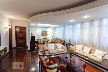 Sala de apartamento à venda com 4 quartos, 321m² em Santo Antônio, Belo Horizonte