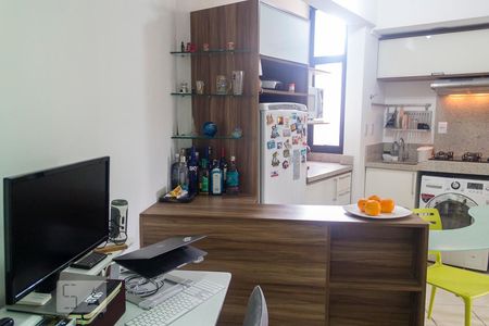 Hall de Entrada de apartamento à venda com 1 quarto, 40m² em Indianópolis, São Paulo