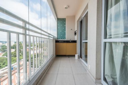 Varanda  de apartamento à venda com 1 quarto, 35m² em Jardim Novo Santo Amaro, São Paulo