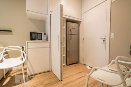 Cozinha de apartamento à venda com 1 quarto, 35m² em Jardim Novo Santo Amaro, São Paulo