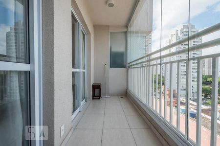 Varanda  de apartamento à venda com 1 quarto, 35m² em Jardim Novo Santo Amaro, São Paulo