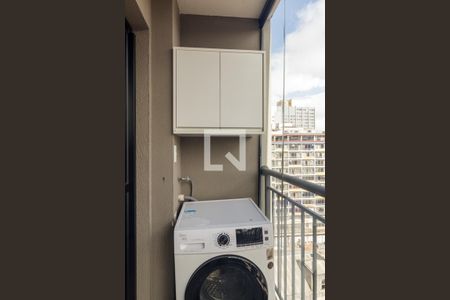 Studio à venda com 26m², 1 quarto e sem vagaVaranda