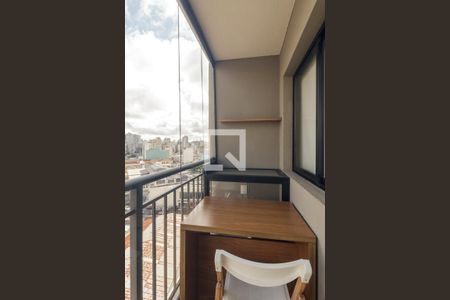 Studio à venda com 26m², 1 quarto e sem vagaVaranda