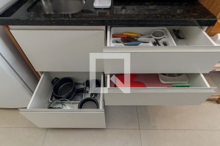 Studio à venda com 26m², 1 quarto e sem vagaCozinha