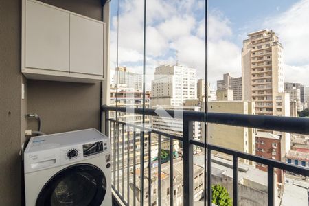 Studio à venda com 26m², 1 quarto e sem vagaVaranda