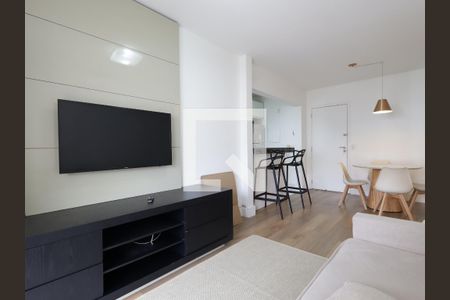 Sala de apartamento para alugar com 2 quartos, 70m² em Jardim Leonor, São Paulo