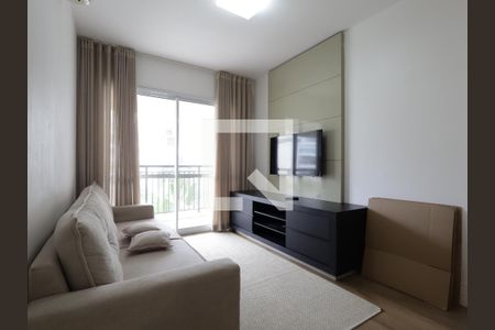 Sala de apartamento para alugar com 2 quartos, 70m² em Jardim Leonor, São Paulo