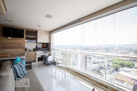 Varanda Gourmet de apartamento à venda com 3 quartos, 162m² em Lapa, São Paulo