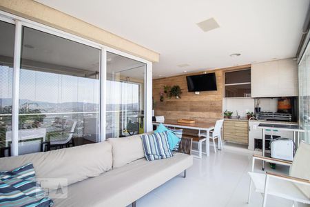 Varanda Gourmet de apartamento à venda com 3 quartos, 162m² em Lapa, São Paulo