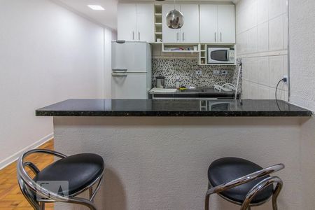 Cozinha de apartamento à venda com 2 quartos, 46m² em República, São Paulo