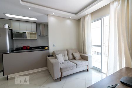 Detalhe Sala de apartamento à venda com 2 quartos, 52m² em Picanço, Guarulhos
