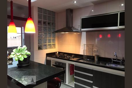 Cozinha de apartamento à venda com 1 quarto, 70m² em Nova Gerty, São Caetano do Sul