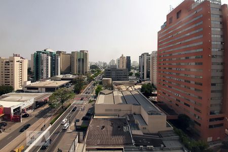 Vista de kitnet/studio para alugar com 1 quarto, 38m² em Moema, São Paulo