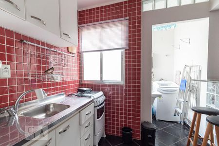 Cozinha de apartamento para alugar com 1 quarto, 41m² em Petrópolis, Porto Alegre