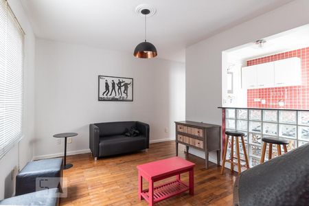 Sala de apartamento para alugar com 1 quarto, 41m² em Petrópolis, Porto Alegre