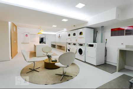 Studio para alugar com 46m², 1 quarto e 1 vagaLavanderia
