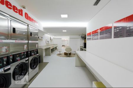 Studio para alugar com 46m², 1 quarto e 1 vagaLavanderia