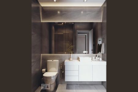 Banheiro de apartamento para alugar com 1 quarto, 60m² em Santana, São Paulo